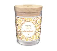 Bougie parfumée - STC - Tata extraordinaire - Jaune - Doux et apaisant - 1 unité