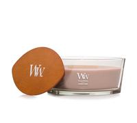 Bougie parfumée WoodWick avec mèche crépitante | Bougie Ellipse Patchouli Crème | Bougies à combustion longue : Jusqu’à 50 heures de combustion | Le cadeau parfait pour les femmes