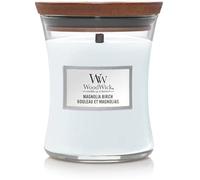Bougie parfumée - WOODWICK - Magnolia Birch - 275 g - Fleurs de magnolia - Mousse forestière