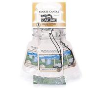 Yankee Candle Clean Cotton Accroche-porte parfumé 3 pcs