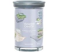Bougie parfumée - YANKEE CANDLE - A Calm & Quiet Place - Grande Tumbler - Cire de soja - 567g Gris