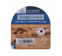 Bougie parfumée Yankee Candle Bâton de Cannelle 22g - Vegan - Cruelty Free - Cire naturelle