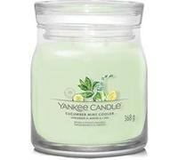 Bougie parfumée - Yankee Candle - Cucumber Mint Cooler - Cire de soja - 567g - 35 à 50 heures de combustion Vert