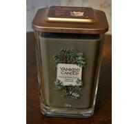 Bougie parfumée Yankee Candle Elevation VETIVER & CYPRÈS NOIR 552g 2 mèches rare