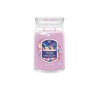 Bougie parfumée - YANKEE CANDLE Giara Grande - Parfum Summit Stargazing - Cire de soja - Verre violet