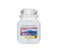 Bougie parfumée - YANKEE CANDLE - Mont Fuji Majestueux - Verre - Blanc - Parfum frais et tropical