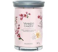 Bougie parfumée - Yankee Candle - Signature Candle - Cerise et vanille - Cire de soja - Verre