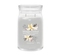 Bougie parfumée - YANKEE CANDLE - Smoked Vanilla & Cashmere - 567 g - Verre - Cylindre gris