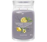 Yankee Candle Bougie parfumée Praline & Birch 567 g variante Black Tea & Lemon