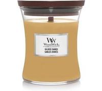 Bougie parfumée - YANKEE - Trilogy Sables dorés - 275g - Cire de paraffine et soja - Stoppino en bois Jaune