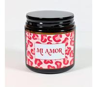 Bougie personnalisée Graou leopard | Cadeau maman noel, mamie, demande marraine, merci | Bougie parfumées - Cadeau personnalisé | Cire de Soja 100% naturelle - 25H | TE Whaka (Mi Amor)