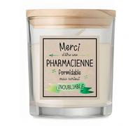 Bougie Pharmacienne Inoubliable | Candle | Idée Cadeau Préparatrice en pharmacie Original Travail Départ Collègue Retraite Anniversaire Noël