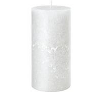 bougie pilier cire rustique 14x7cm 69h blanc - wenzel 39-uk14070-6-be_02 Blanc G