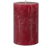 bougie pilier cire rustique 14x7cm 69h rouge - wenzel 39-uk14070-6-be_26 Rouge G