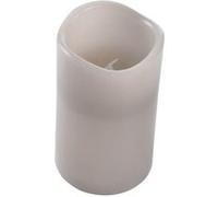 Bougie Pilier LED "Jasper" 15cm Gris Clair Gris G