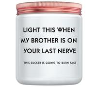 Bougie pour belle-sœur - Cadeau de Noël amusant - Pour anniversaire, fête des mères, future belle-sœur - Idée cadeau de mariage - Bougie lavande pour adulte