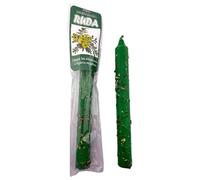 Bougie rituelle Ruda Nettoyage des négativités, bougie ésotérique préparée avec prière, 22 cm HOSTENATURA