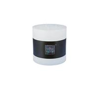 Atmosphera Bougie ronde rustique 14x14 cm 3 mèches blanc générique 136579a
