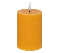 Atmosphera – Bougie déco à LED Molia ronde 13 cm Jaune