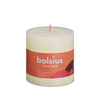 Bougie Ronde Bolsius Rustique Perle Douce 100/100Mm