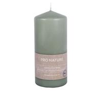 Bougie ronde en stéarine Pro Nature - 150x68mm Menthe