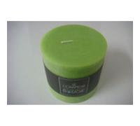 Bougie Ronde Rustic - Diam. 10 Cm - Vert