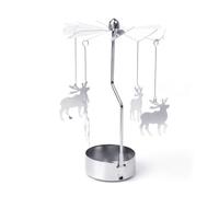 Bougie Rotative En Métal, Support Pour Bougie Chauffe-Plat, Carrousel, Décoration De Maison, Cadeau, Livraison Directe