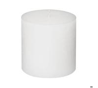 Bougie rustique ""Olia"" blanc 663g - Atmosphera createur d'interieur