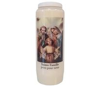 Bougie sainte Famille neuvaine