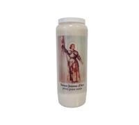 Bougie Sainte Jeanne D'Arc neuvaine