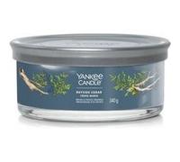 Yankee Candle Signature 5-Wick Tumbler Scented Candle 340 g variante Bayside Cedar