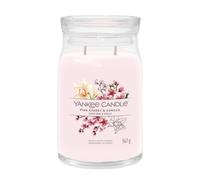 Bougie signature cerise rose et vanille grand modèle