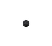 Bougie sphérique style rustique - D 10 cm - Noir