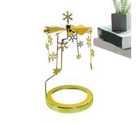 Bougie Spinner Noël,Bougie Carrousel Spinner Noël - Spinner de Bougie d’Arbres de Noël | Bougeoir carrousel doré en métal, bougeoir Rotatif, bougeoir pour décoration de Table d'hiver