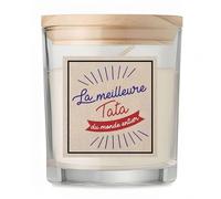 Bougie Tata Meilleure du Monde | Candle | Idée Cadeau Tatie Tante Original Anniversaire Fête Famille Amour Noël