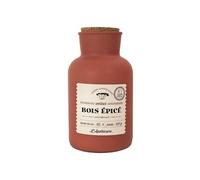 Bougie teracotta parfumée avec couvercle en liège (H27 cm) senteur bois épicé - -