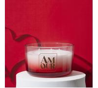 Bougie - The Concept Factory - Amour - Parfumée - 3 Mèches - Rouge