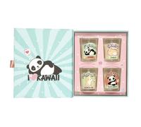 Bougie - The Concept Factory - Coffret Kawaii - Parfumée - Multicolore
