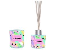 Bougie - The Concept Factory - Kawaii - Parfumée - Diffuseur - Multicolore