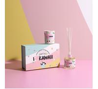 Bougie - The Concept Factory - Parfumée - Diffuseur - Coffret Kawaii - Multicolore