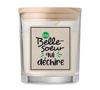 Bougie Une belle-sœur qui déchire | Candle | Idée Cadeau Anniversaire Fête Original Famille Travail Départ Collègue Retraite Noël