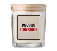 Bougie Va chier connard | Candle | Idée Cadeau Anniversaire Fête Original Famille Travail Départ Collègue Retraite Noël