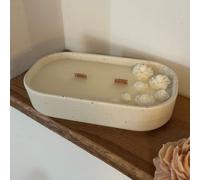 Bougie végétale - coupe sencha écru -