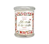 Bougie verre coton mamie d amour