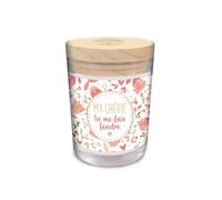 Bougie verre "ma cherie"