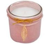 Bougie verrine parfumée - Boudoir gold - D 9 cm x H 10 cm - Rose Rose G