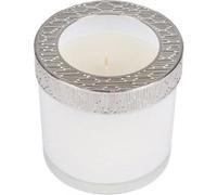 Bougie GENERIQUE Bougie capuchon dentelle - 10 x 10 cm - Blanc - Ambré