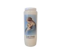 Bougie vierge à l'enfant neuvaine