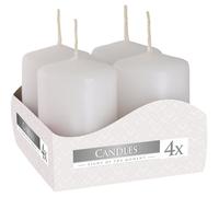 Bougie votive BISPOL Aura 7H 6CM SW40/60 WHITE 4pcs.