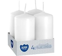 Bougie votive BISPOL Aura 9H 8CM SW40/80 BLANC 4pcs.